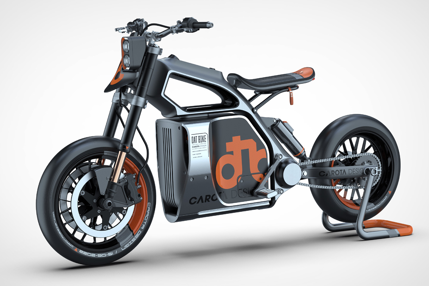 #This minimalist electric dirt bike switches things with a hollow ‘fuel tank’ and a large battery