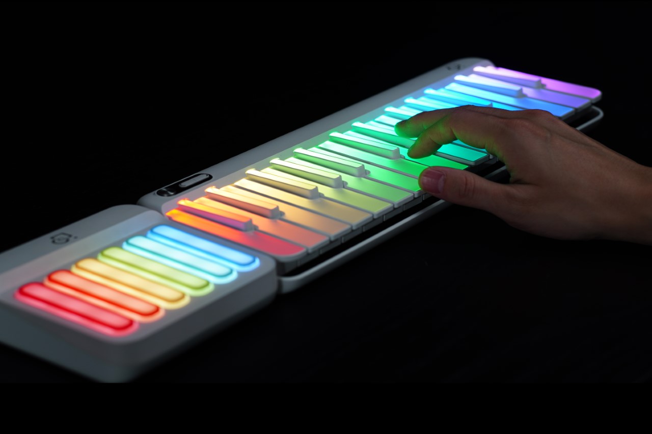 This $199 backlit piano teaches you how to be a musician in an easy and fun way…