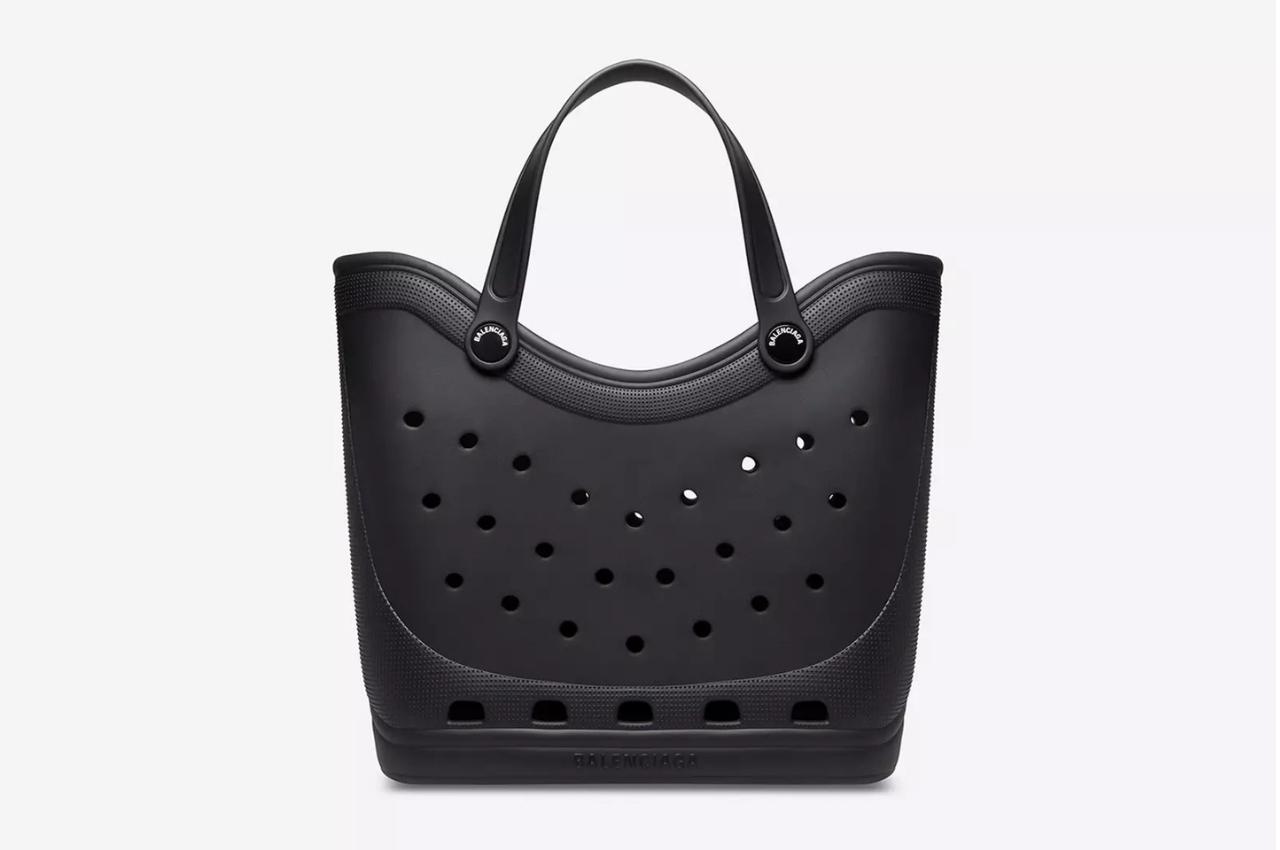 Balenciaga meets Crocs for “interesting” rubber tote bag, phone 