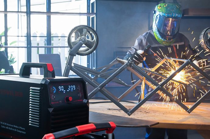 This Portable 7-in-1 Welding Station + Plasma Cutter Turns Your Garage into a Full Fledged Workshop