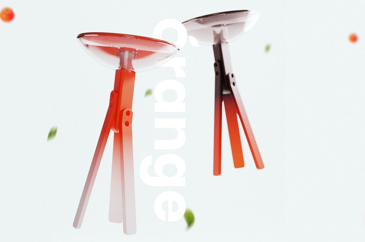 #Orange is a modular stool inspired by the fruit of the same name
