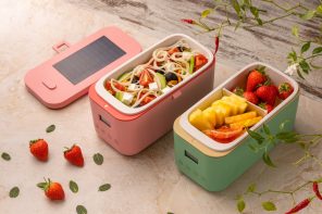 Solar-powered lunchbox keeps your food hot or even cool, depending on what’s inside