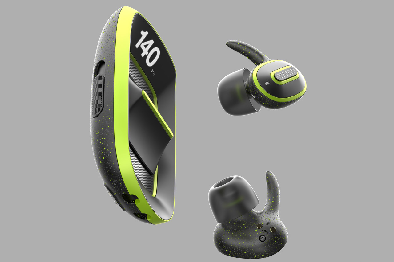 #These earbuds let you tune the music tempo to your heart beat while exercising
