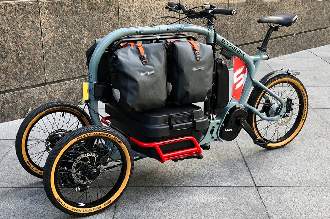 #This multi-level Japanese cargo trike is high on storage space and low on gimmicks