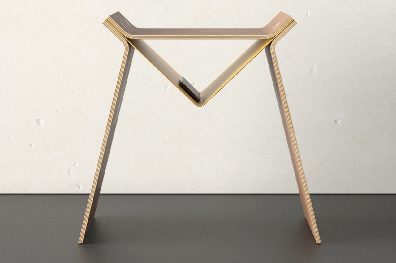 #Wolf stool concept has storage space for easy access to stuff