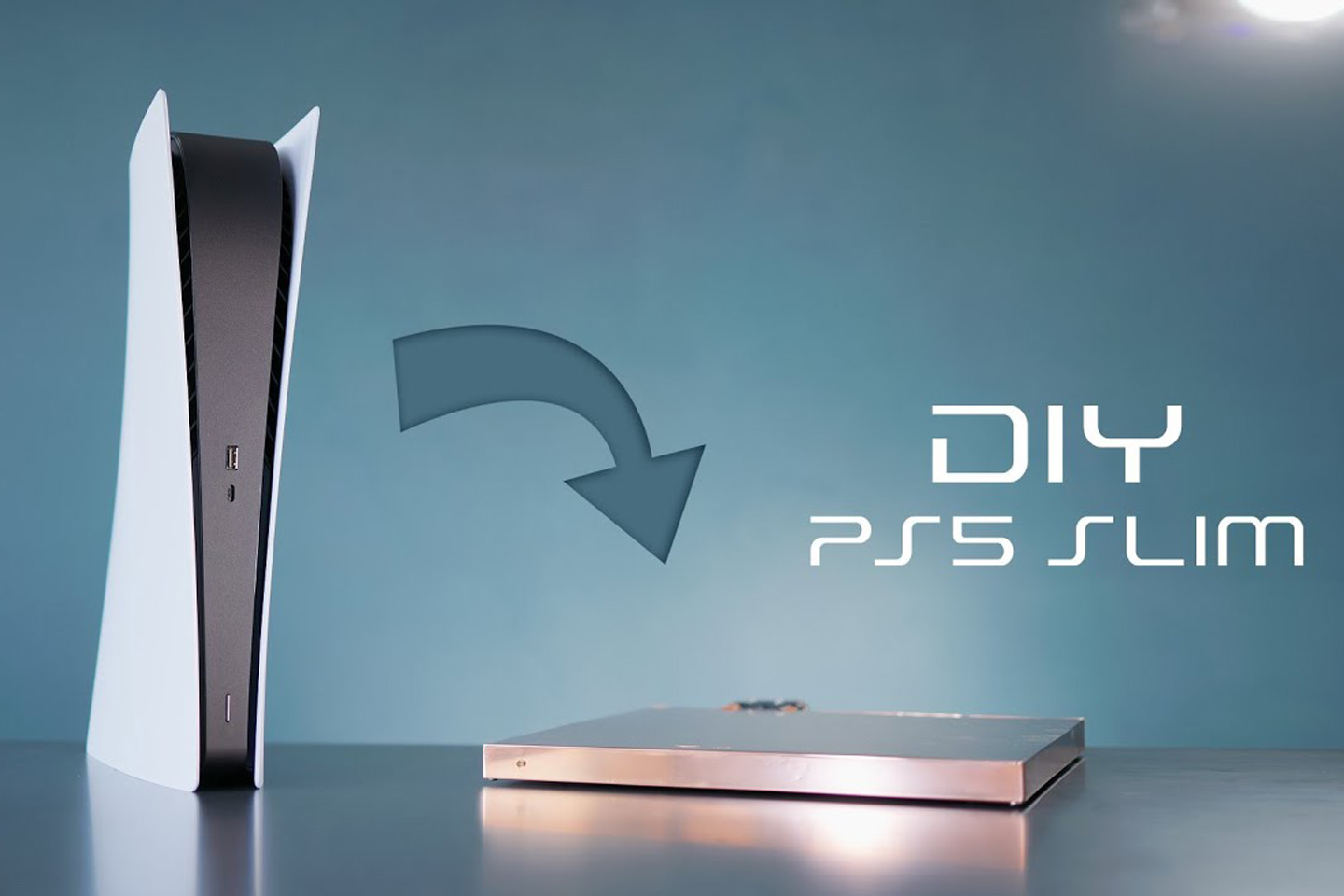 La primera PlayStation 5 «Slim» del mundo es una consola de juegos refrigerada por agua de solo una pulgada de grosor