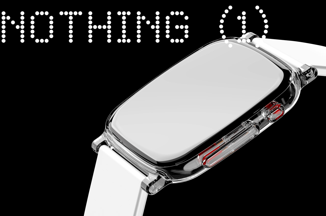 Nothing Watch (1) concept is a glass skinned wearable for young