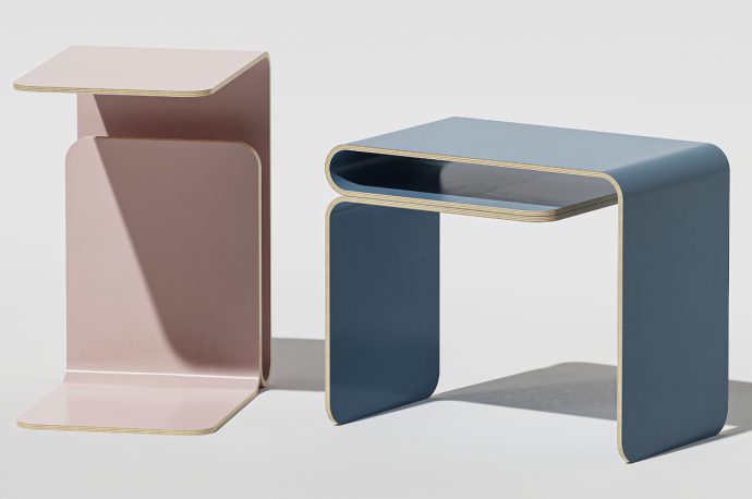A table that works vertically or horizontally is perfect for small spaces