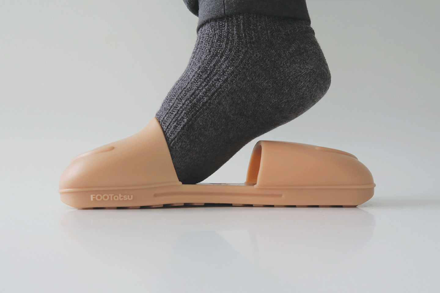 #Absurdly clever slipper was designed to be worn in any direction