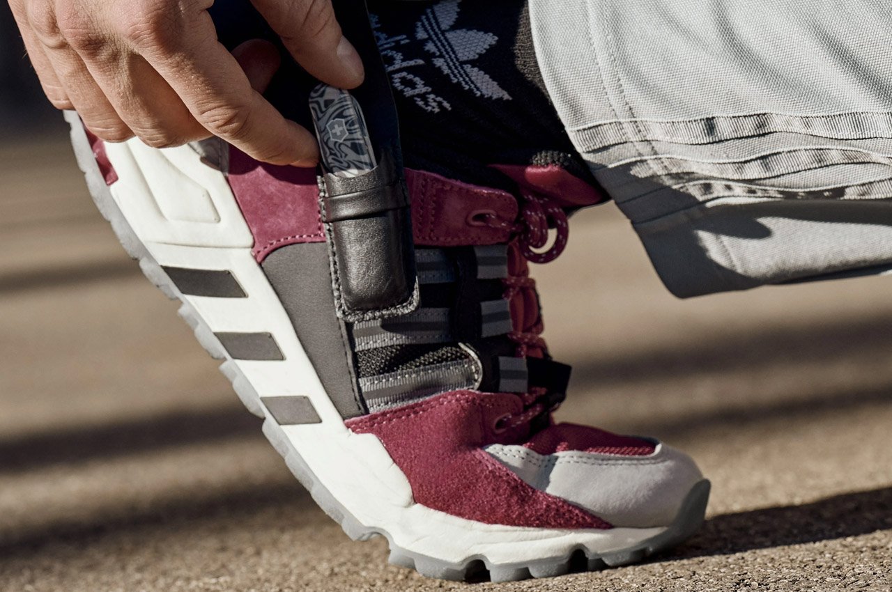 #adidas x Victorinox EQT 93 sneaker boasts style + multifunctionality for urban adventures