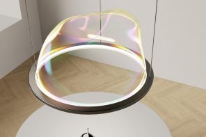 Air-Shape is a lamp design idea that will give any room a dreamlike atmosphere