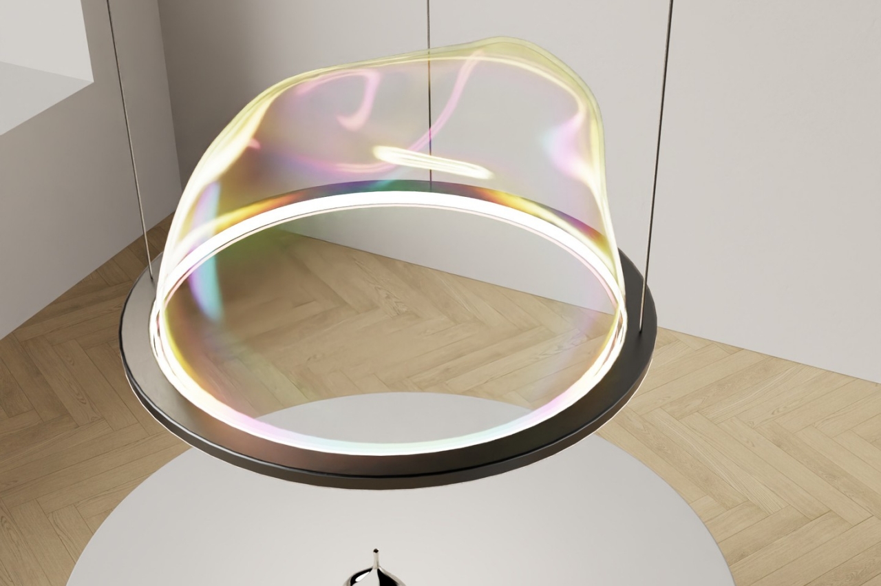 Air-Shape is a lamp design and style concept that will give any space a dreamlike atmosphere