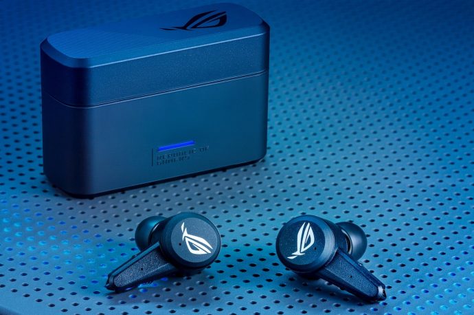 Asus ROG Cetra True Wireless Pro earbuds turn into wired buds for gaming advantage