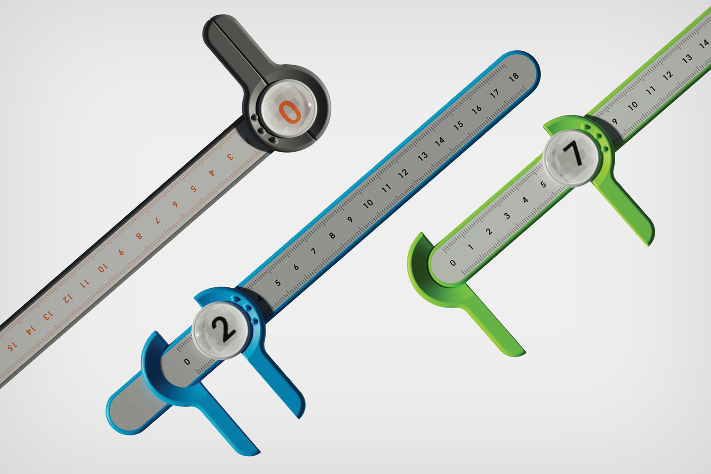 #Innovative measuring scale comes with a magnifying lens to make the numbers more visible