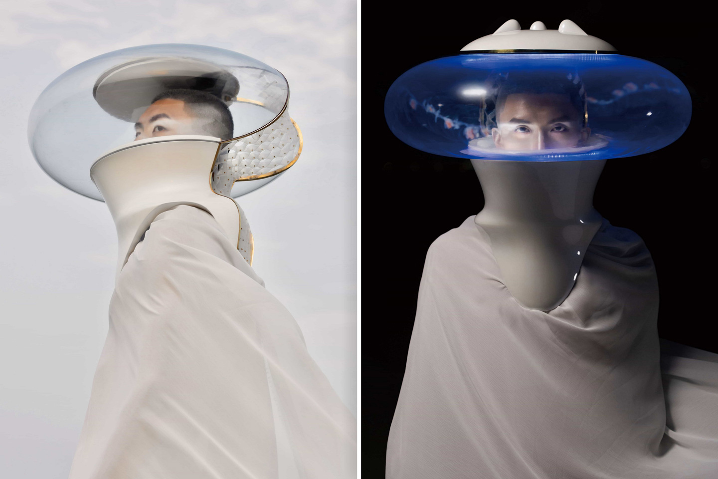#This human suit is designed for a speculative future where our atmosphere is no longer habitable