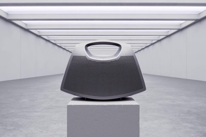 Balenciaga and Bang & Olufsen design a Speaker Bag that mixes Hi-Fi with high fashion