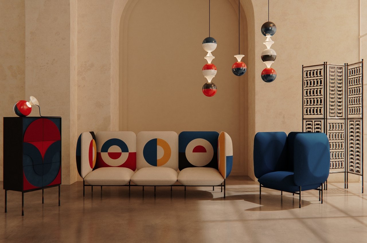 #Dedas sofas bring a touch of Hungarian Bauhaus to public spaces