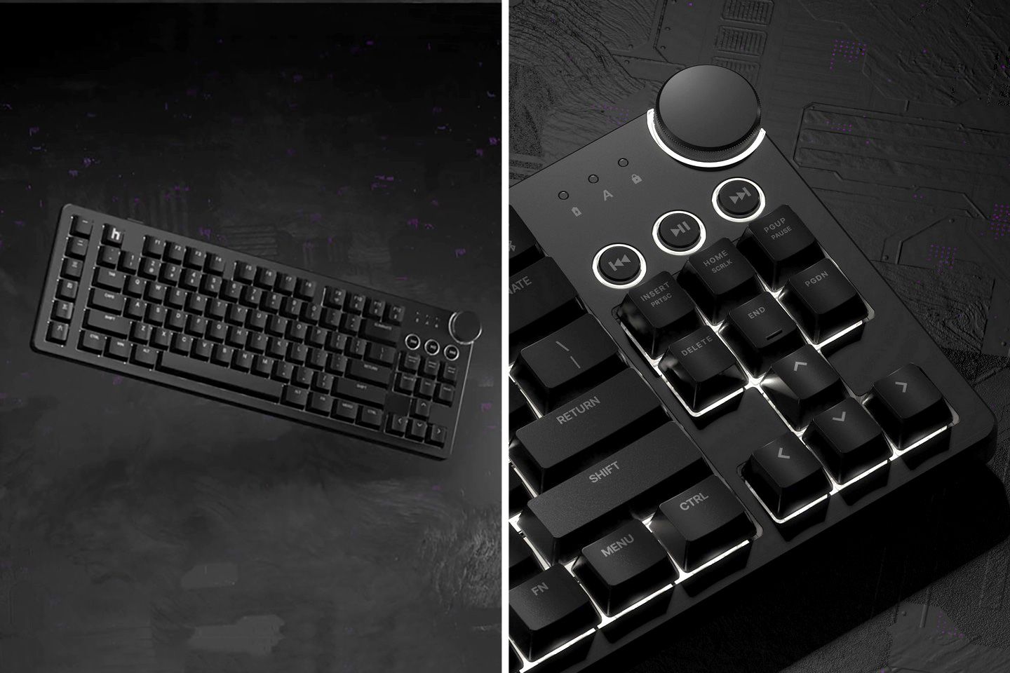 #Mechanical RGB keyboard for creators comes with its own multimedia keys and a neat jogdial