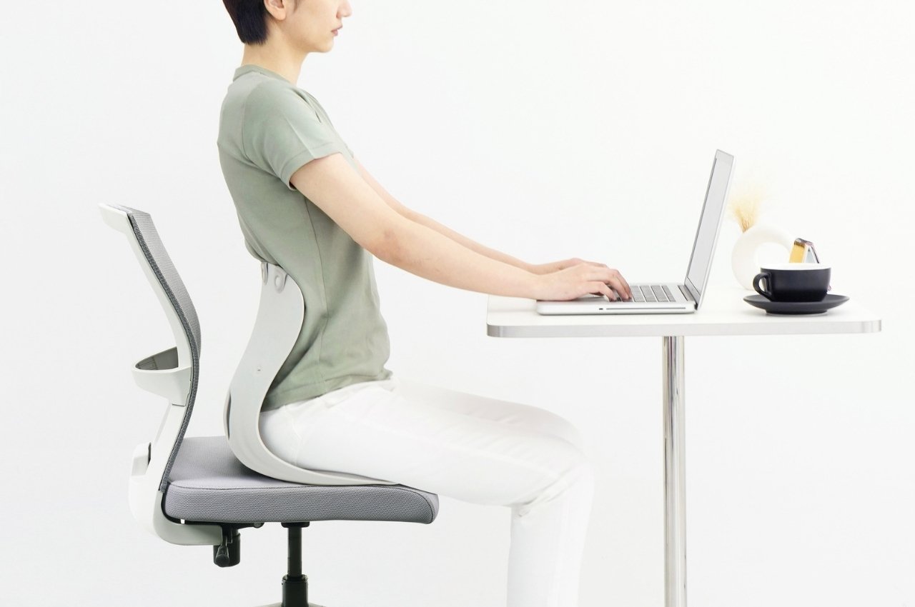 curble Chair for Teenager Ergonomic Lower Back Support Chair, Lumbar  Support for Back Posture Corrector and Low Back Pain Relief, Portable, for  Office