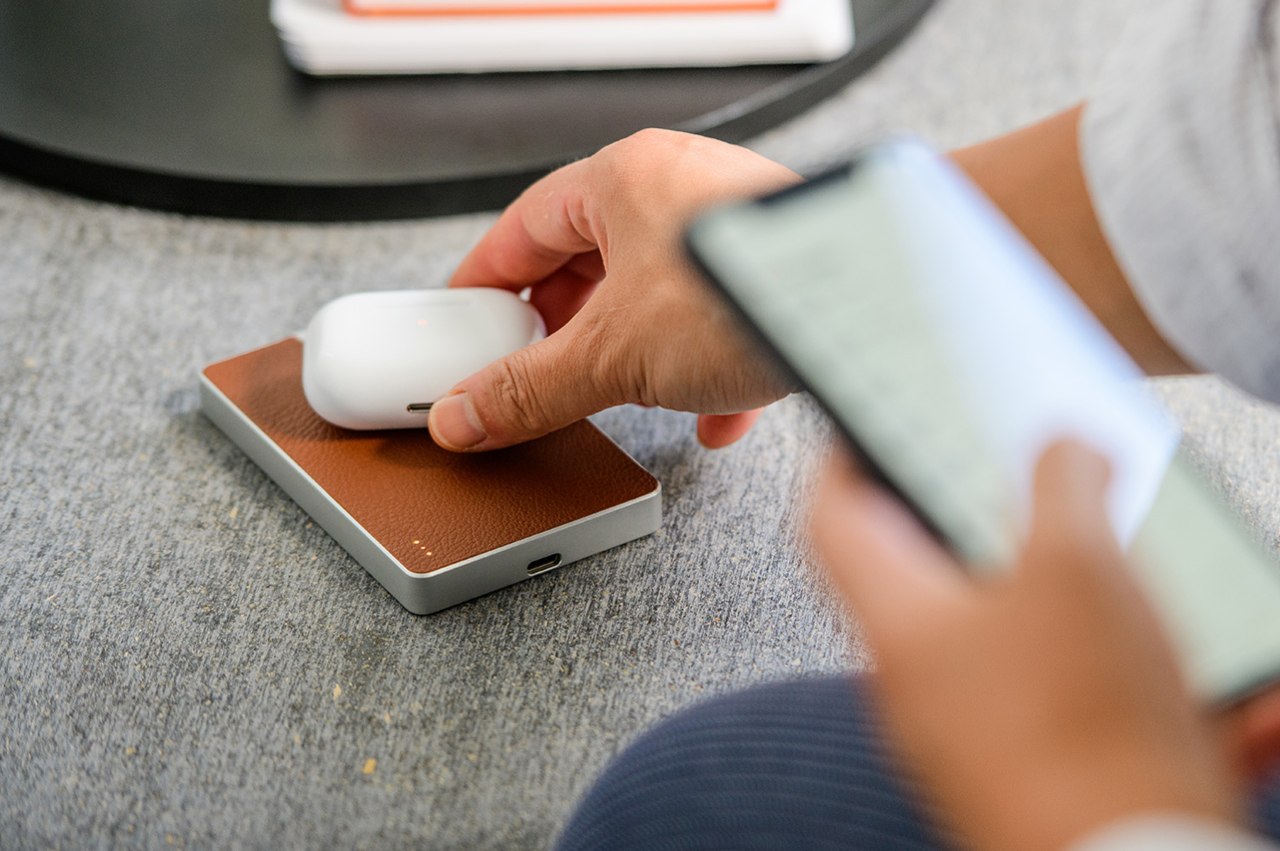 #This portable wireless charger is a handsome example of form and function in harmony