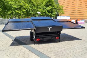 Tesla quietly launched a new trailer with solar panels (and Starlink) to boost your EV’s overall range