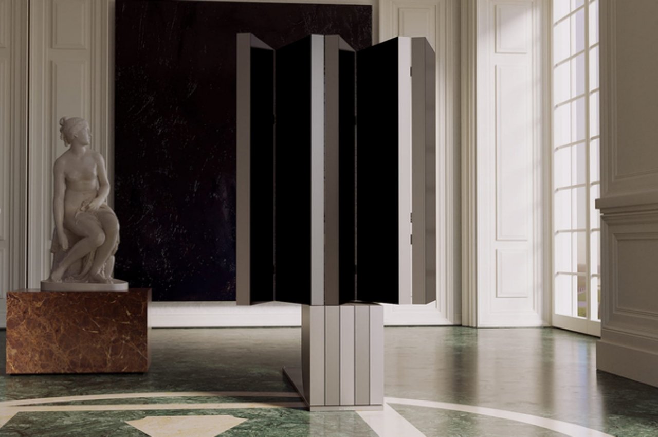 #This giant TV folds and transforms into sculptural art when not in use