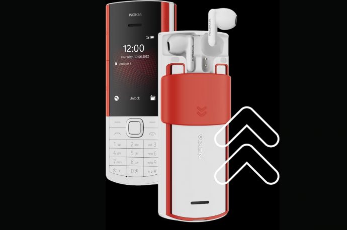 This phone houses its own wireless earbuds so that you won’t lose yours