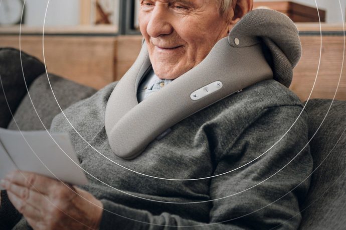 This wearable device creates separation in a shared living space, giving you the focus you need