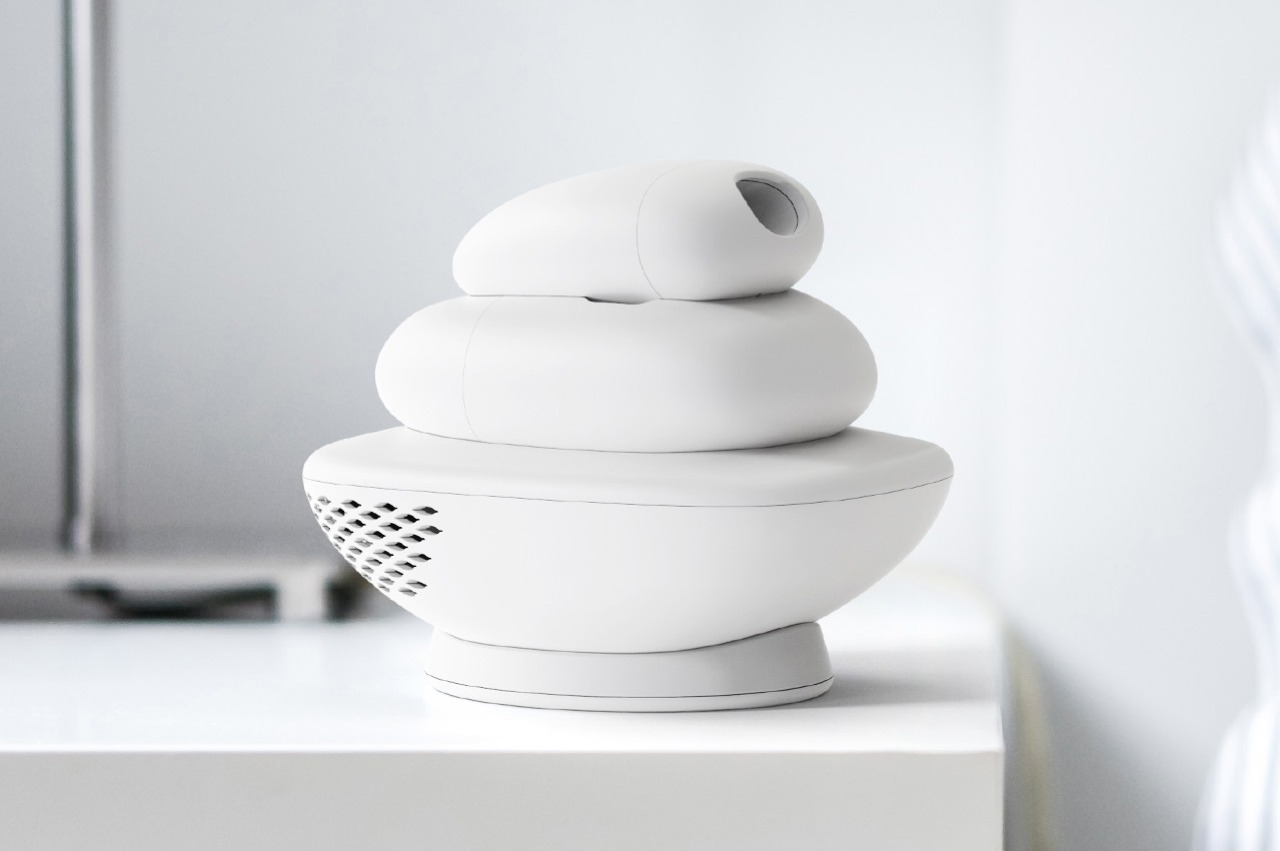 Zen-inspired salt air diffuser helps clear your respiratory pathways and  boosts immunity - Yanko Design
