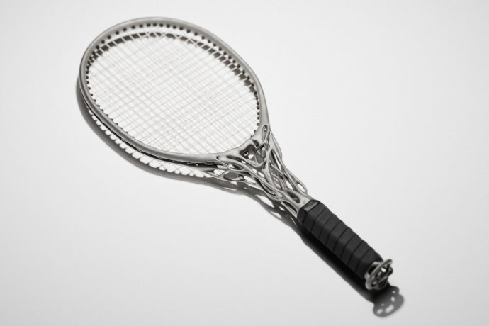 Futuristic tennis racquet was designed by Artificial Intelligence to be lighter, stronger, and better looking