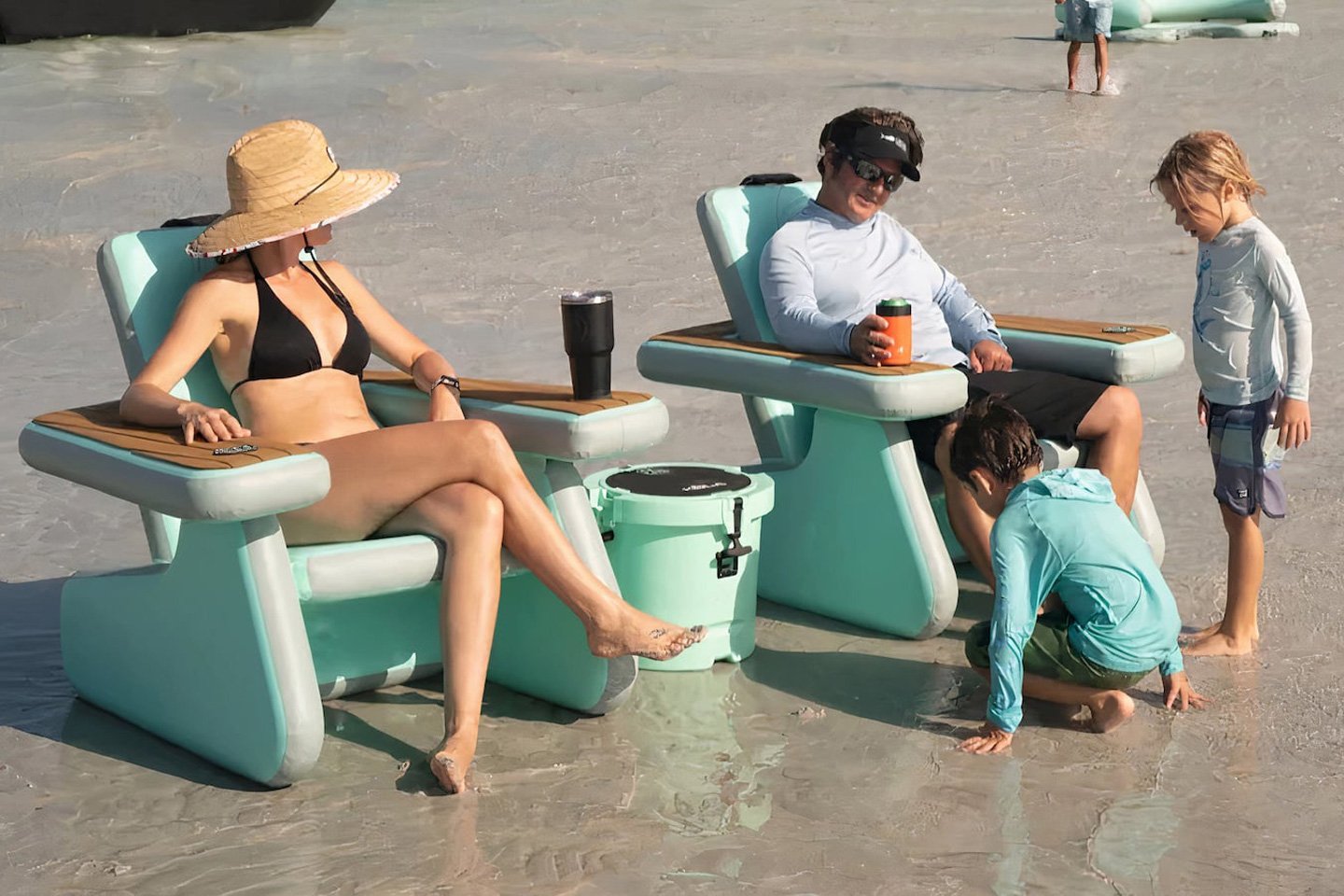 #This inflatable beach chair takes on a more realistic form factor for comfortability