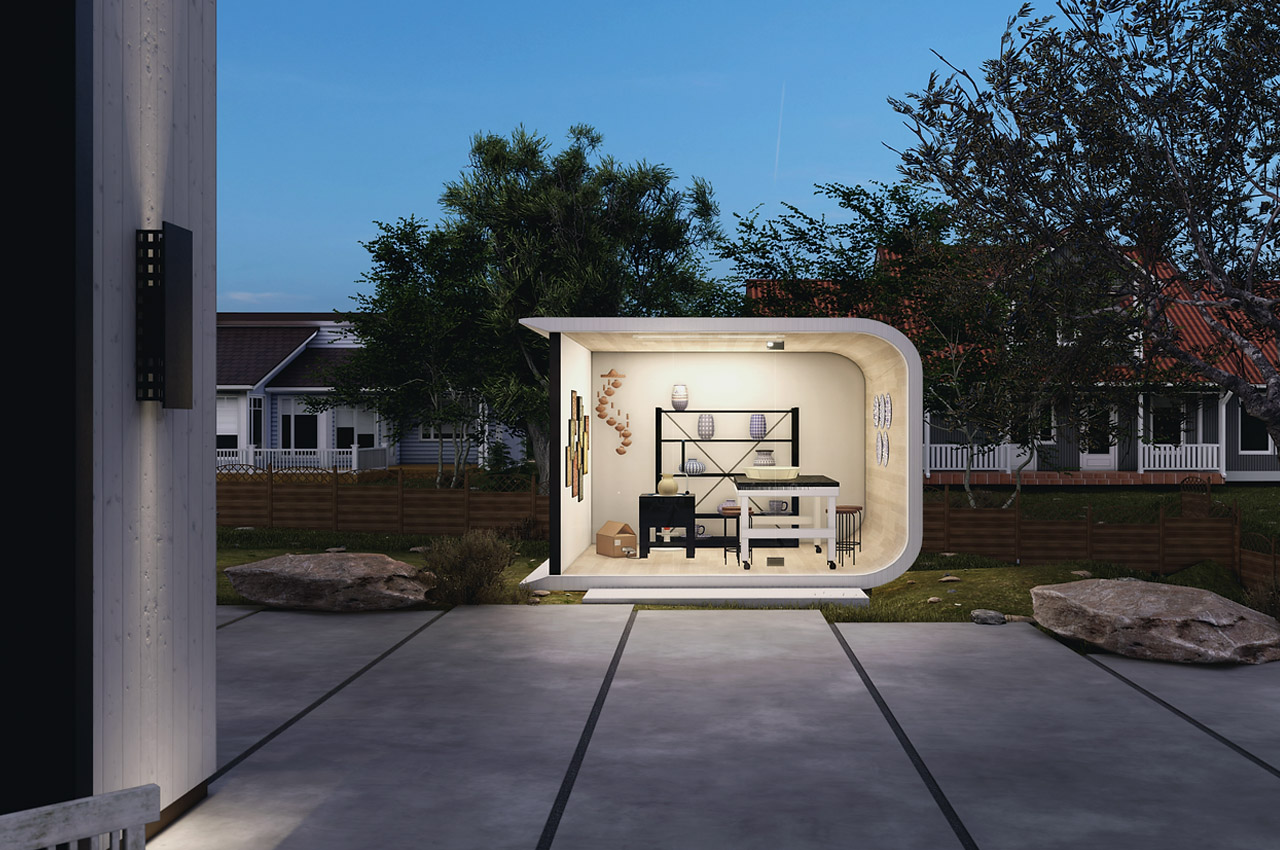 These Prefab Tiny Homes Are 3D Printed Using Recycled Plastic - Yanko Design