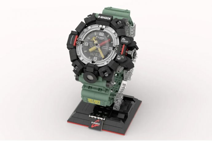 This LEGO G-Shock Mudmaster looks just about as realistic as the original