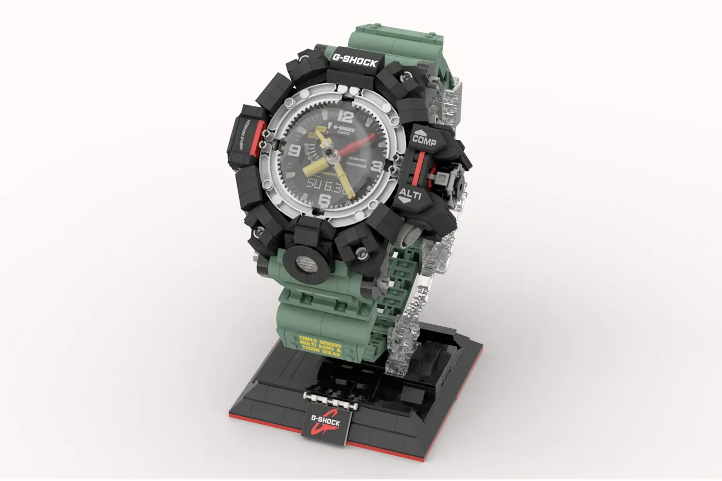 #This LEGO G-Shock Mudmaster looks just about as realistic as the original