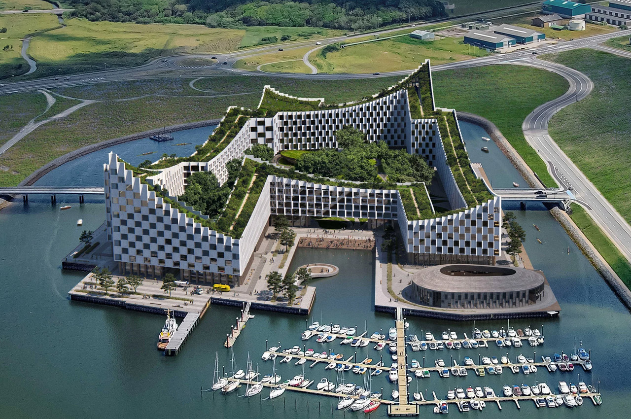 #This sustainable floating education + innovation hub by BIG is an entire city in one building