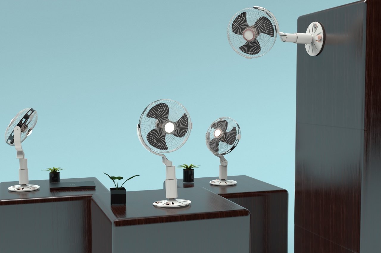 #Blazo brings a rechargeable desk fan and desk lamp in the space of one