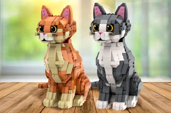 Brick cats makes it to next stage of LEGO Ideas