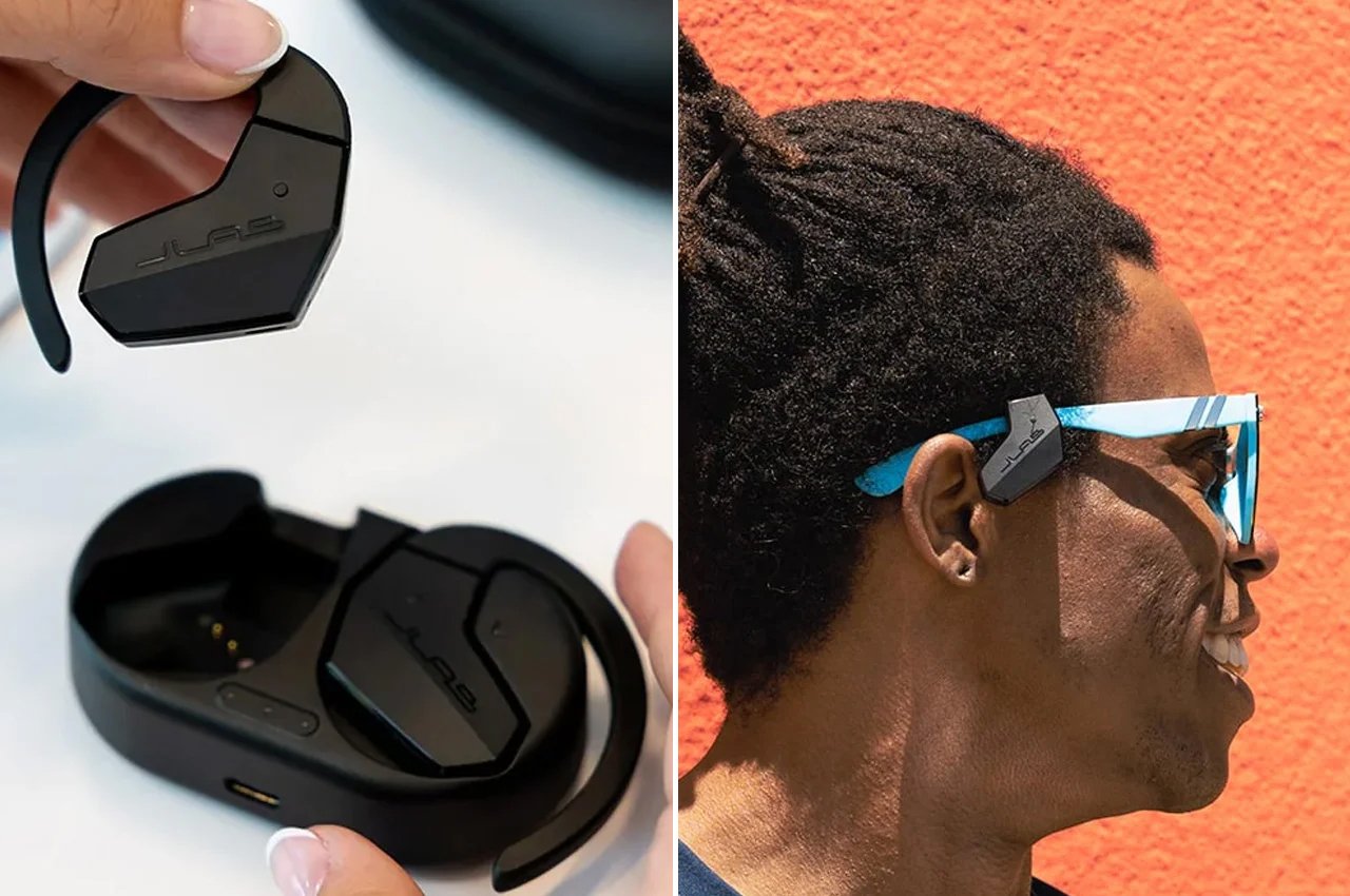 #JLab Open Sport earbuds hook onto any pair of glasses, priced very sensibly