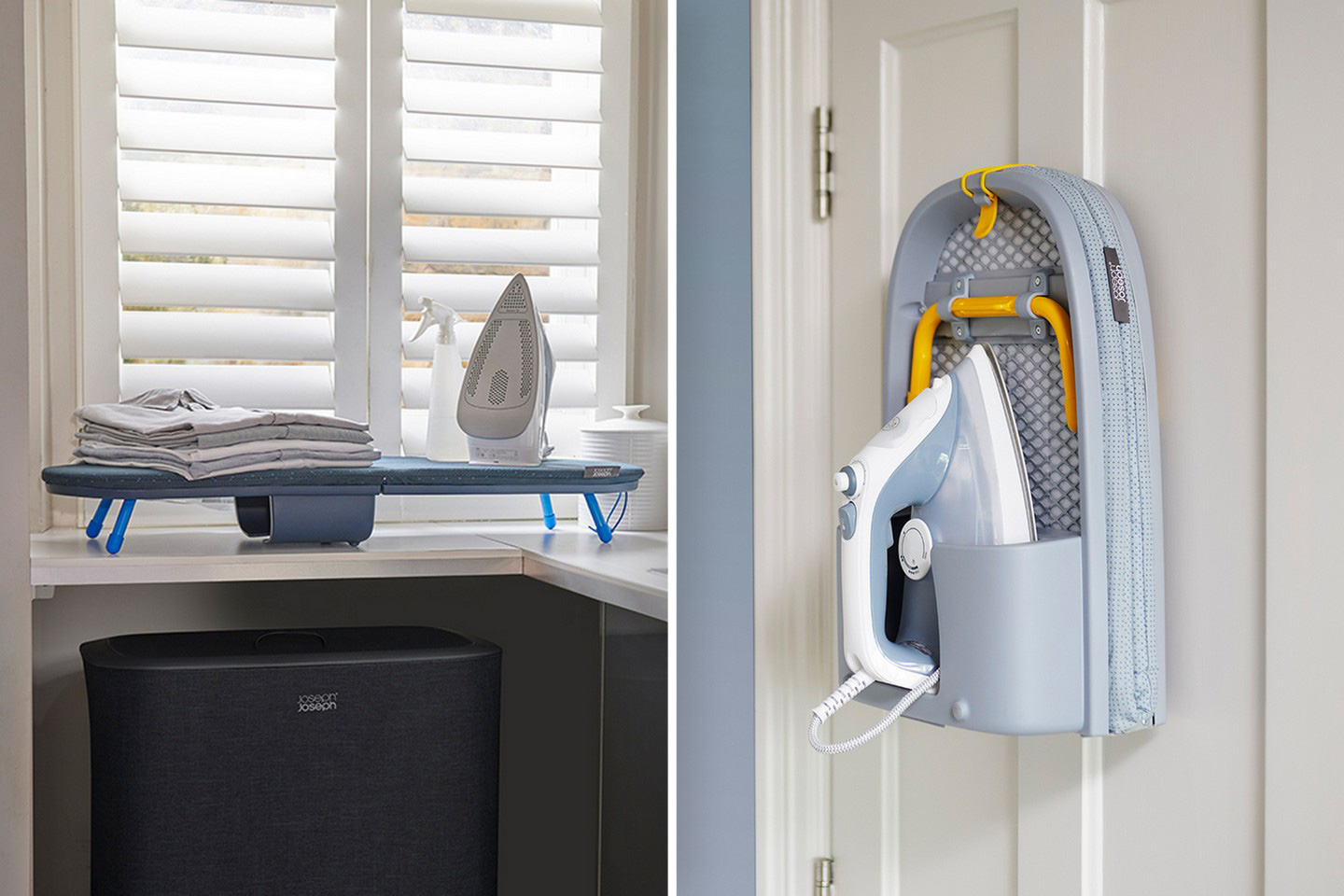#Check out this nifty folding ironing table that mounts on the wall and lets you dock your iron