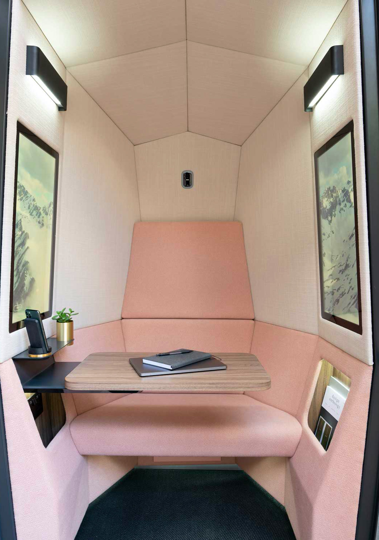 This portable + affordable micro office can be placed in a corporate office,  your backyard or out in public - Yanko Design