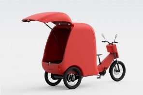 Pedal-assisted LAMBRO e-bikes are tailored for easy passenger and cargo hauling