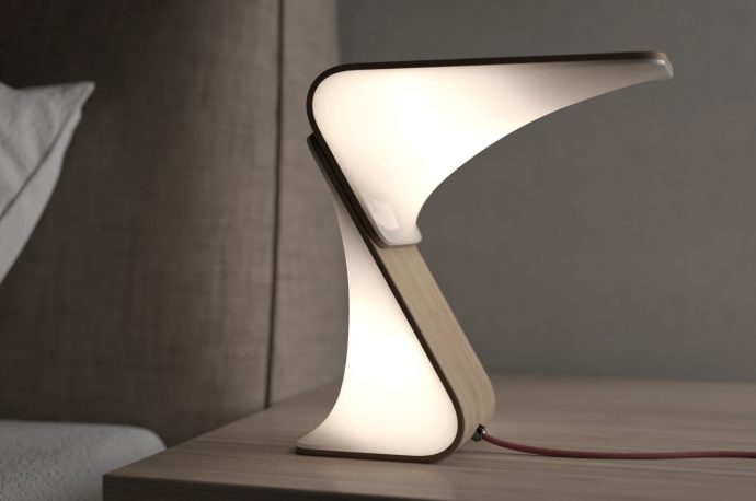 These magnetic lamps combine to form beautiful lighting sculptures
