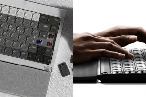 This Bluetooth keyboard with cushion palm rest intends to eliminate population with swollen, painful wrists
