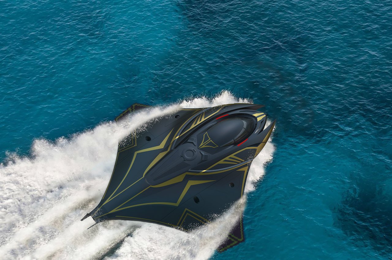 #This Manta Ray inspired submarine folds for easy transportation on land