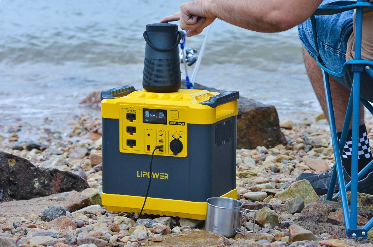 #This portable power station is perfect for camping, tailgating, and even for working outdoors