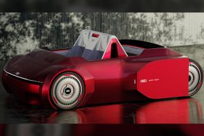 This transforming Audi roadster morphs into a Segway-like city commuter
