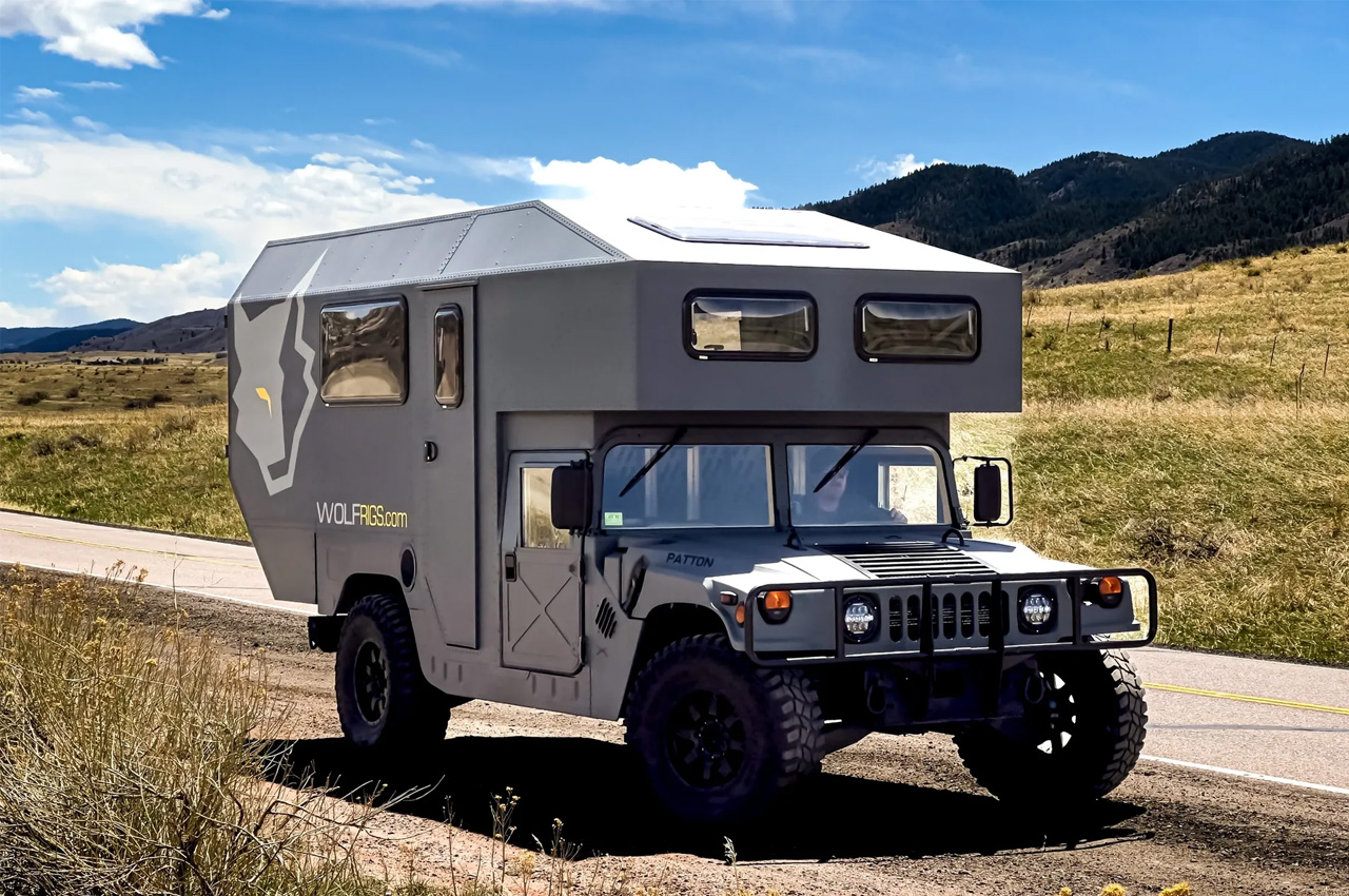 #Wolf Rigs Hummer Camper is robust and capable entrant in the crowded adventure camper market