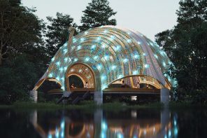 Absolutely surreal Yoga and Wellness Retreat is designed to look like a dancing peacock
