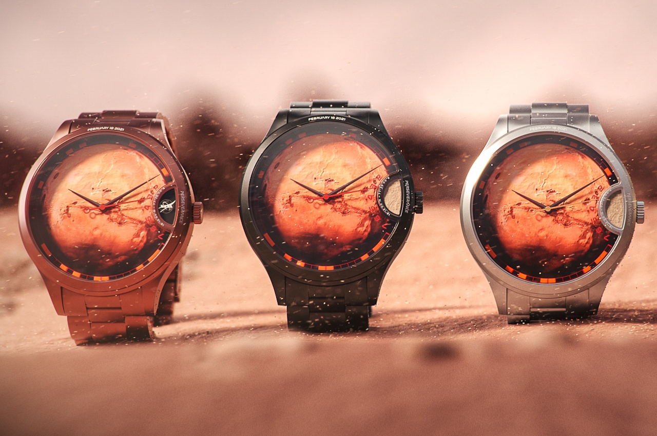 #The NASA X Interstellar RED3.721 Watch comes with a capsule containing actual meteor dust from Mars