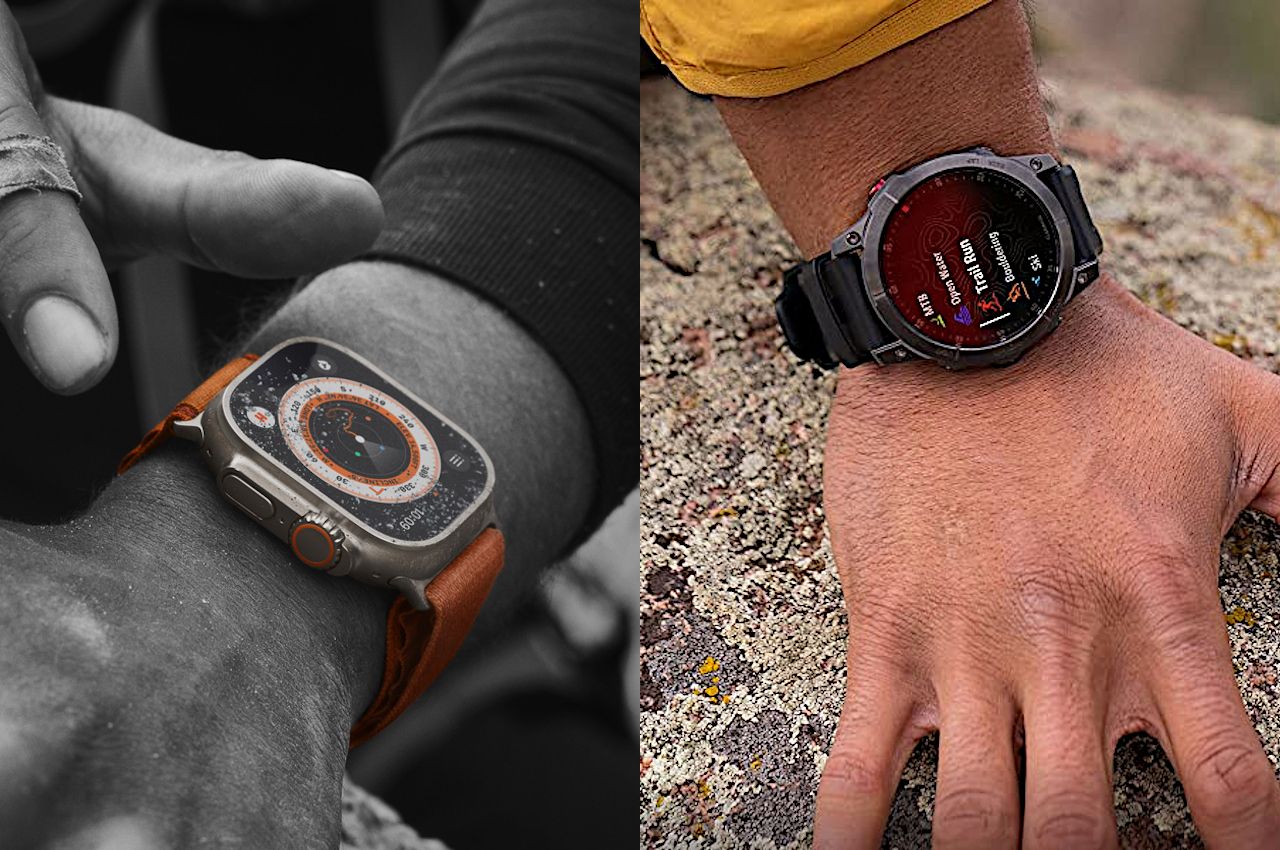 Largest Watches from Garmin and Apple: Apple Watch Ultra vs. Garmin Enduro 2  Side-by-Side : r/AppleWatch